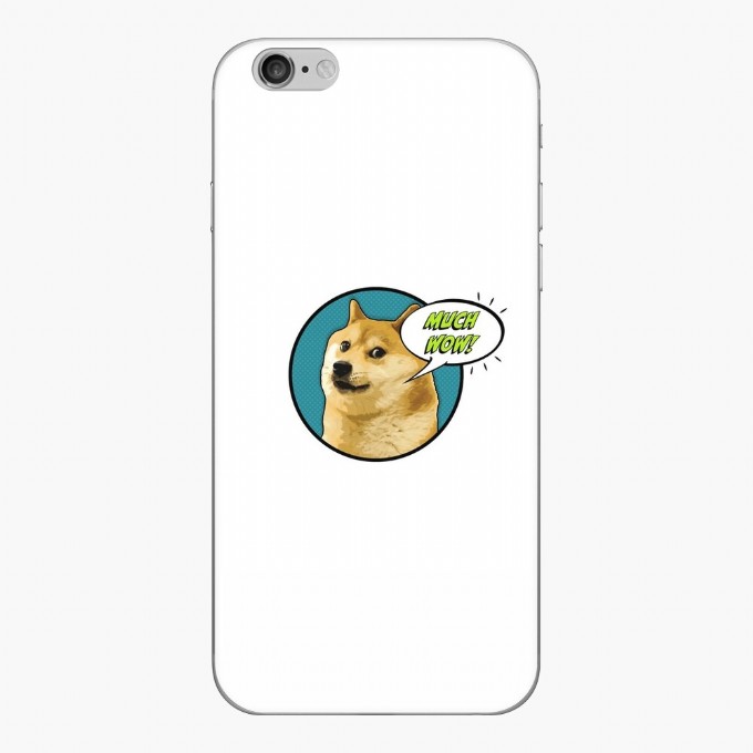 Dogecoin - Much Wow!! iPhone Skin by NTK Apparel