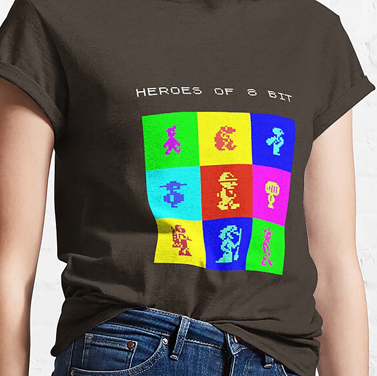 Heroes of 8bit - legends in a handful of pixels Classic T-Shirt - 