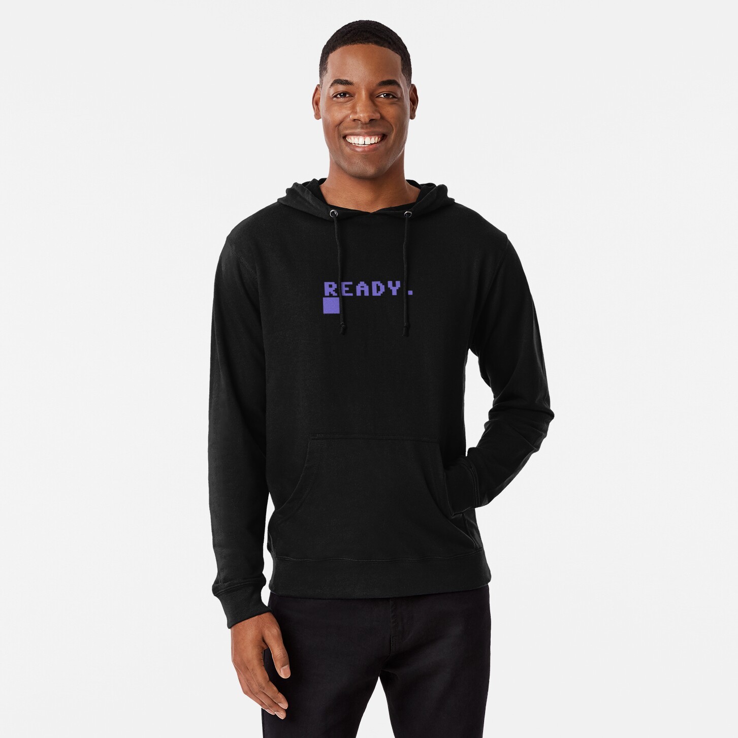 Commodore C64 Ready Prompt Lightweight Hoodie - 