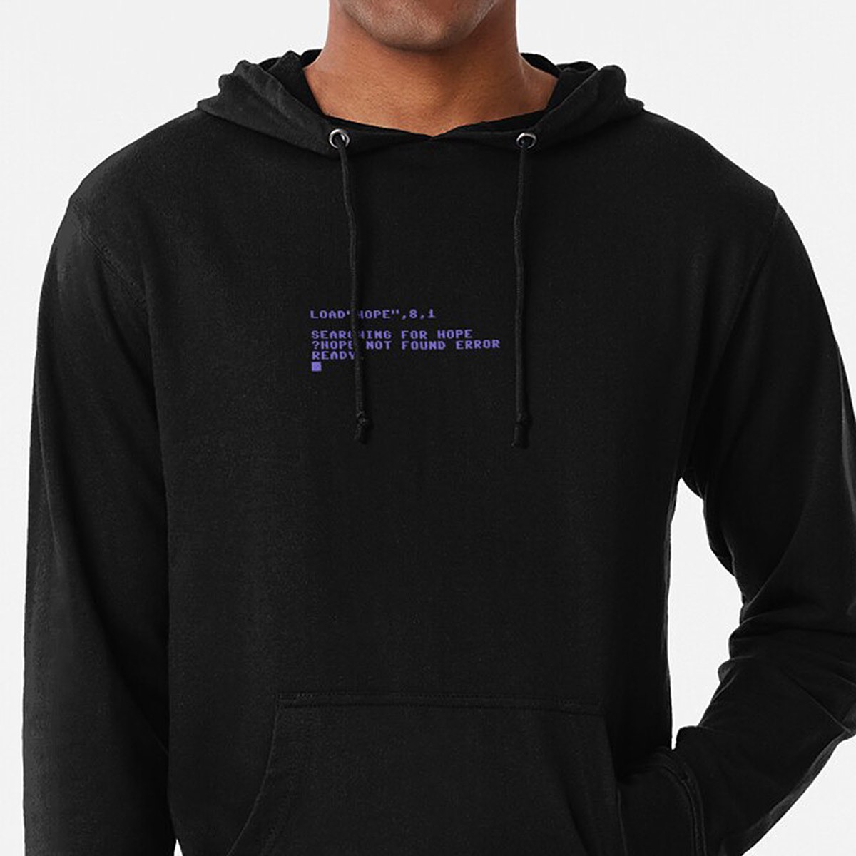 Commodore C64 Load Error - Hope Not Found Lightweight Hoodie by NTK Apparel