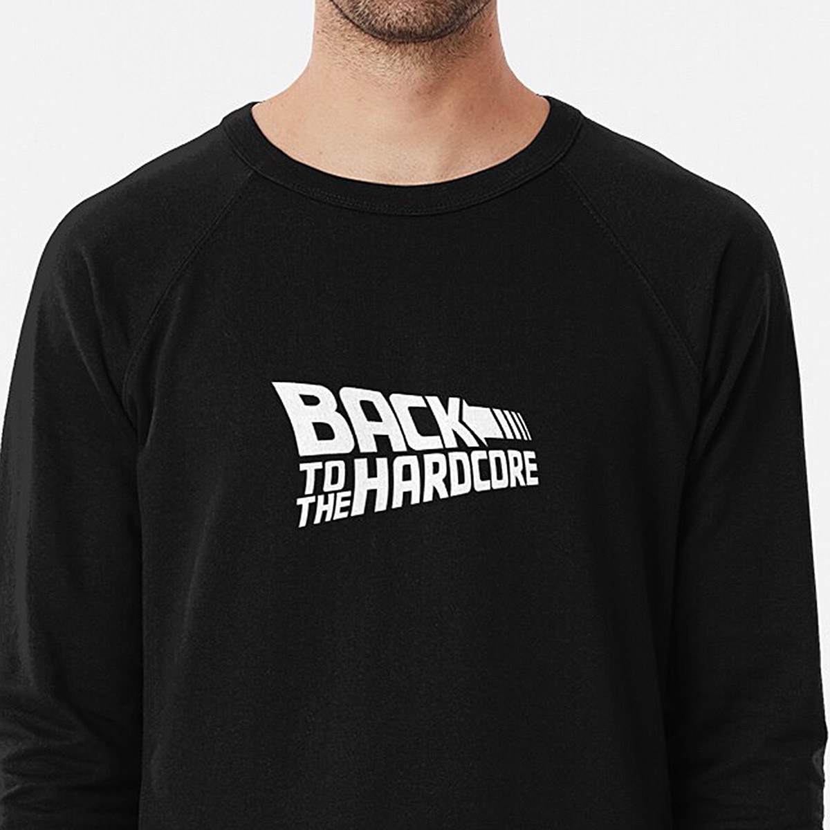 Back To The Hardcore Lightweight Sweatshirt by NTK Apparel