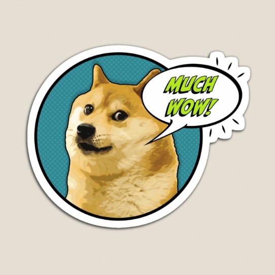 Dogecoin - Much Wow!! Magnet