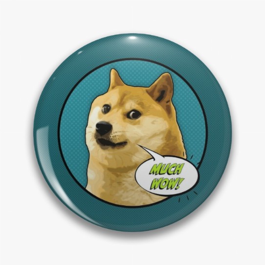 Dogecoin - Much Wow!! Pin