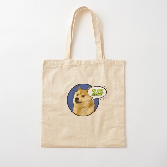 Doge To The Moon!! Tote Bag
