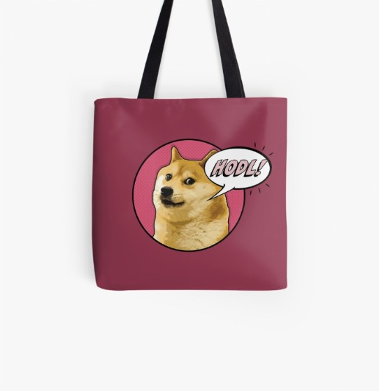 Doge says HODL! Tote Bag