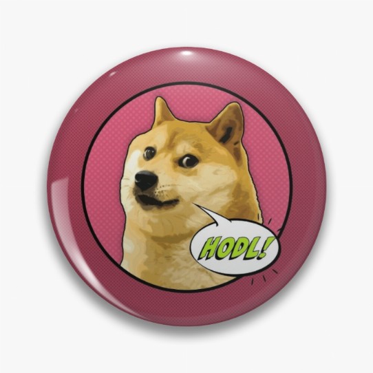 Doge says HODL! Pin
