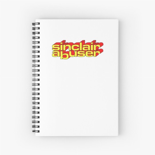 Sinclair Abuser Spiral Notebook