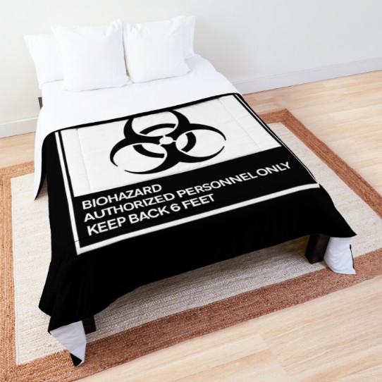 Warning - Biohazard Comforter