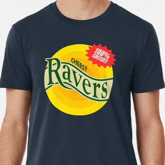 100% Cheesy Ravers!  - Premium T-Shirt