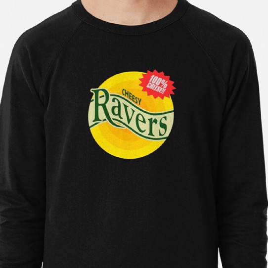 100% Cheesy Ravers!  Lightweight Sweatshirt
