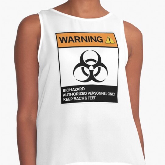 Warning - Biohazard Sleeveless top