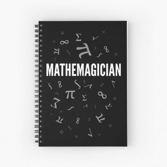 Mathemagician!  Crunching Numbers Like a Superhero! Spiral Notebook