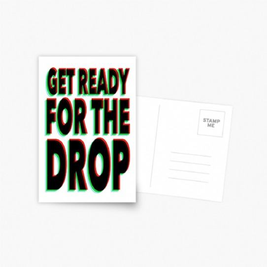 Get Ready for the Drop Postcard