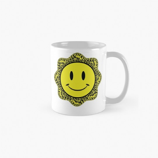 Trippy Acid House Smiley Coffee Mug