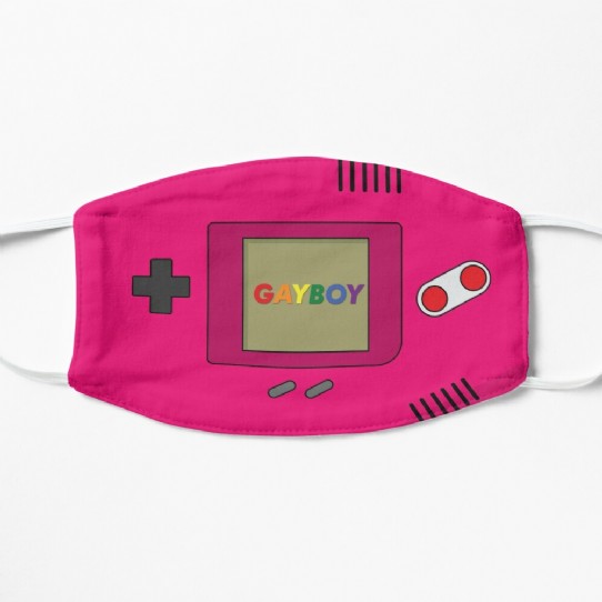 The Gayboy - Bright pink Retro gaming Facemask