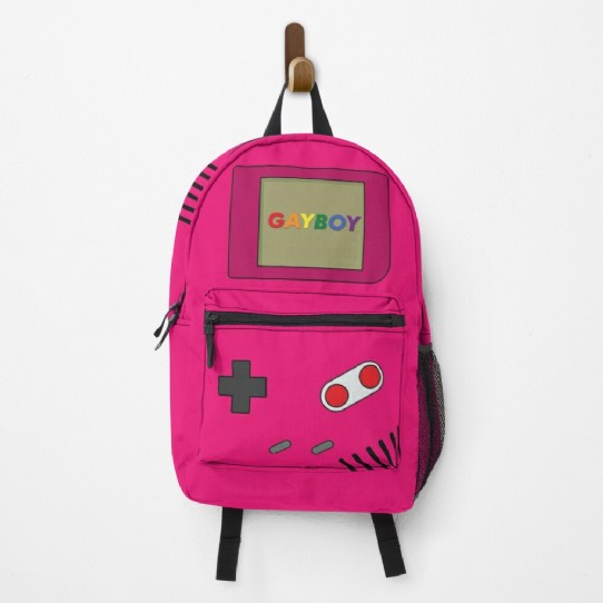 The Gayboy - Bright pink Retro gaming Backpack