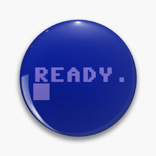 Commodore C64 Ready Prompt Pin