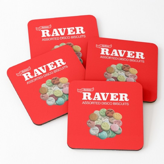 Hardcore Raver - Assorted Disco Biscuits Coasters