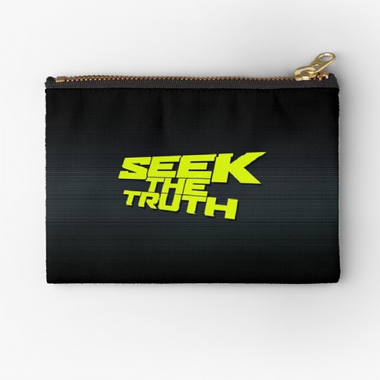 Seek The Truth!  Are you a truth Seeker? Zipper Pouch