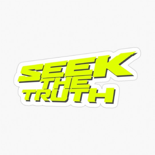 Seek The Truth!  Are you a truth Seeker? Sticker