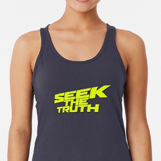 Seek The Truth!  Are you a truth Seeker? Racerback Tank Top