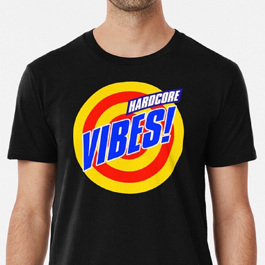 Hardcore Vibes! Old School Rave Design Premium T-Shirt