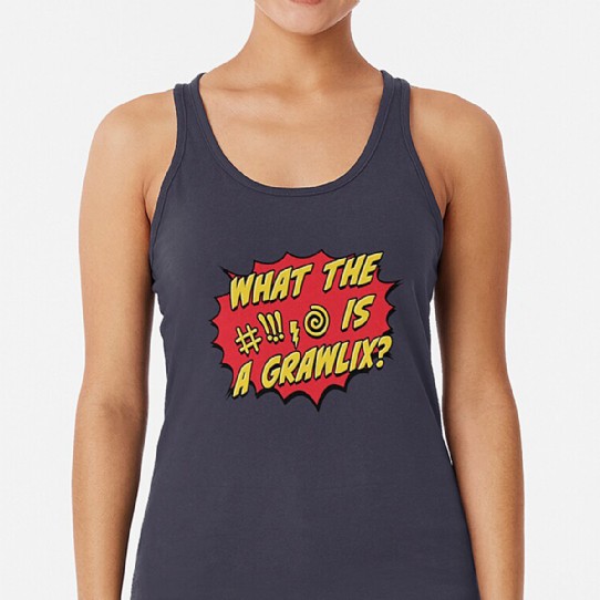 What the #%@$ is a Grawlix Racerback Tank Top