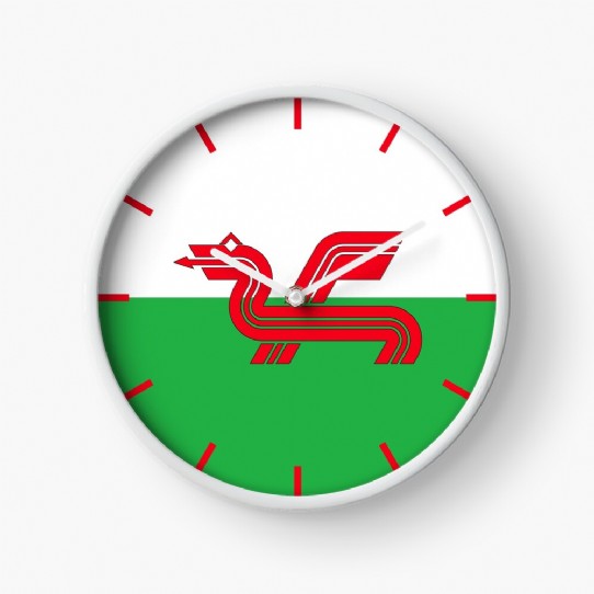 Show your Welsh Pride with a Welsh Dragon Clock
