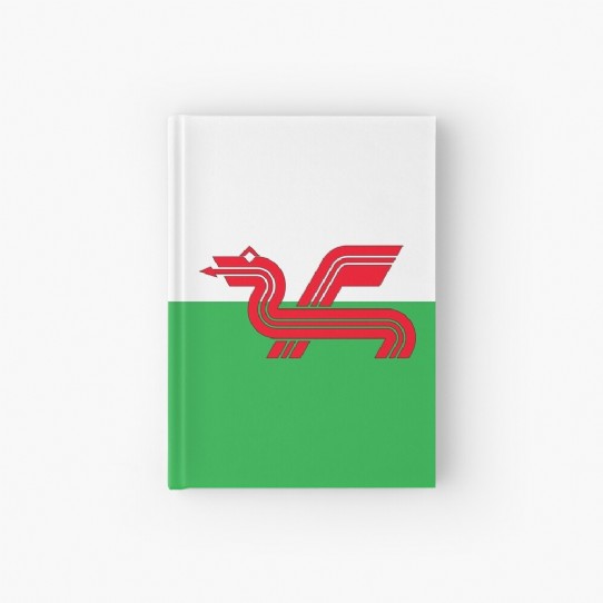 Show your Welsh Pride with a Welsh Dragon Hardcover Journal