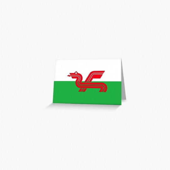 Show your Welsh Pride with a Welsh Dragon Greeting Card