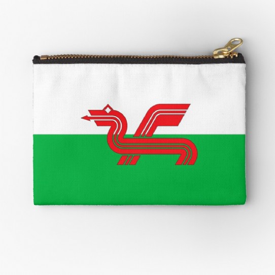 Show your Welsh Pride with a Welsh Dragon Zipper Pouch