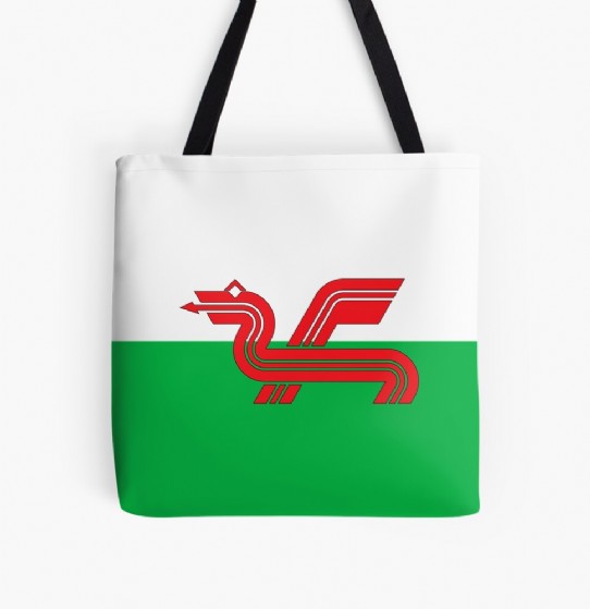 Show your Welsh Pride with a Welsh Dragon Tote Bag