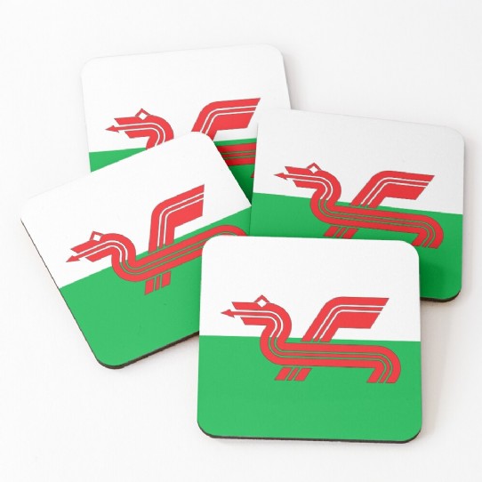 Show your Welsh Pride with Welsh Dragon coasters